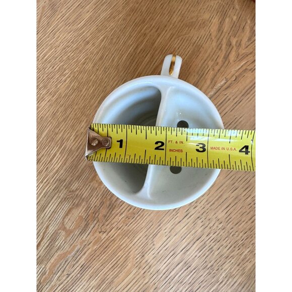 Vintage Train Motif Mustache Shaving Mug Porcelain Made In Japan Antique 4 Inche - Picture 7 of 9